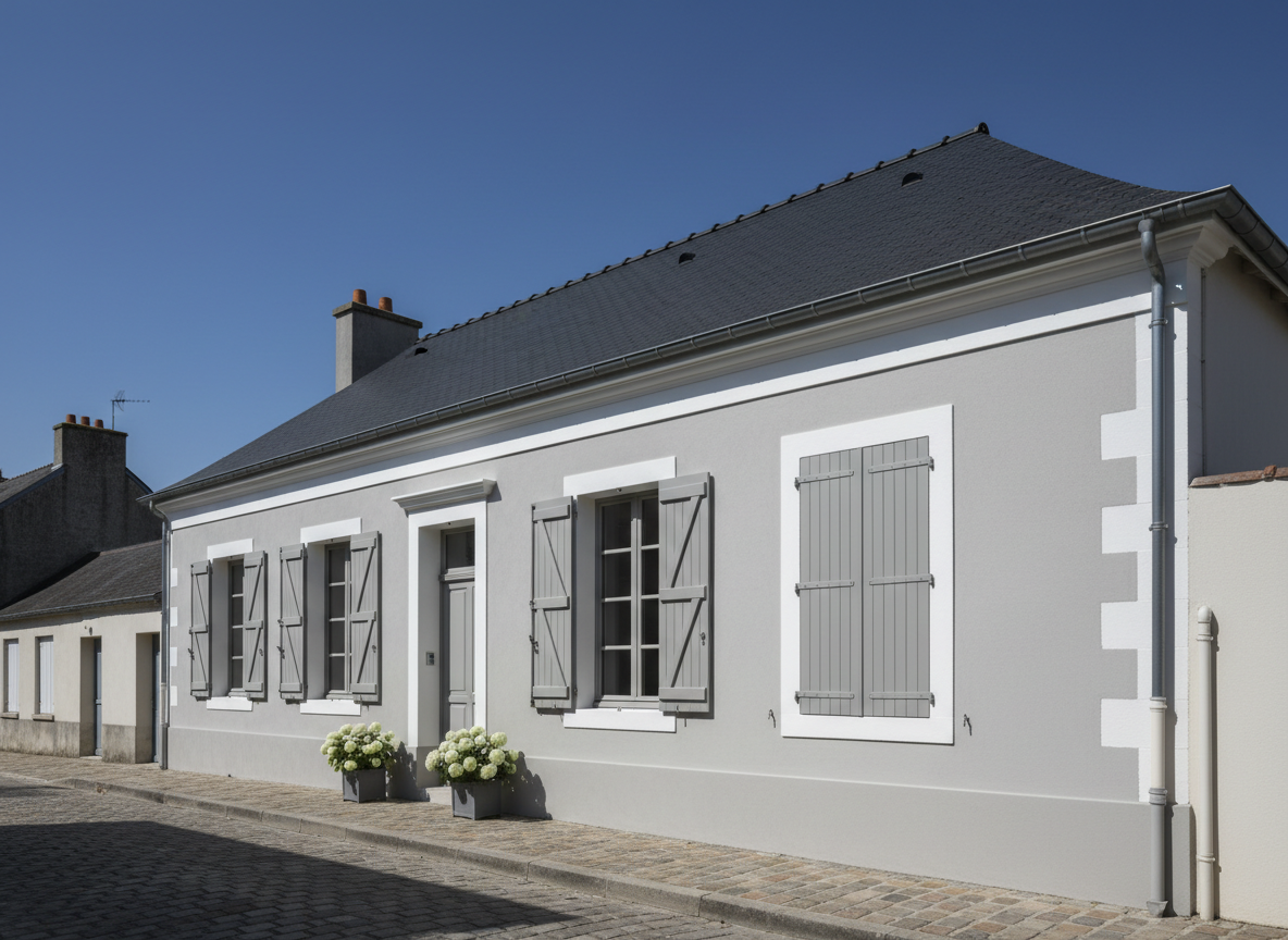 Ravalement de facade realise par Couverture Zepp a Saint-Sauveur